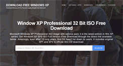 Desktop Screenshot of downloadfreewindowsxp.com