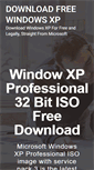 Mobile Screenshot of downloadfreewindowsxp.com
